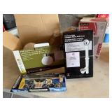 DIY lot, wall lantern, plastic bath drain, under