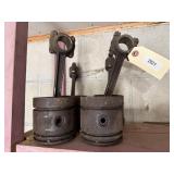 Set of 4 pistons