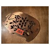 Copper pig trivet