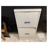 2 drawer letter size metal filing cabinet