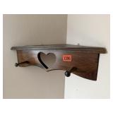 Cottage core corner shelf