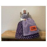 Handcrafted old lady doll