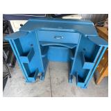 Turquoise storage cabinet