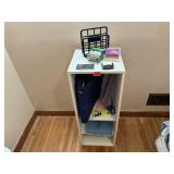 Bookshelf, contents included, office supplies