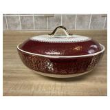 Home Laughlin covered china dish