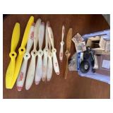 Model parts, propellers