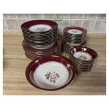 Homer Laughlin china plates, bowls