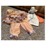 Embroidered Amish doll, child