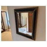 Beveled wall mirror