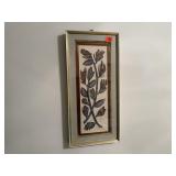Vintage botanical wall decor