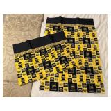 Handmade Iowa Hawkeyes pillowcases (2)