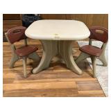 Step 2 child's table, chairs (2)