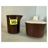 Cream & sugar set