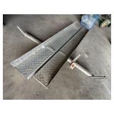 Diamond plate running boards