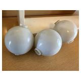 Lightning rod globes (3)