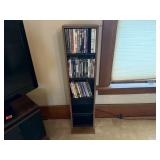 Movie DVD's, storage shelf included