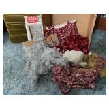 Vintage Christmas tinsel garland