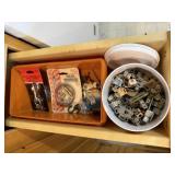 Contents of utility drawer, assorted hardware