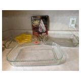 Pyrex, Anchor Hocking glass baking dishes,