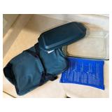 Pyrex portable baking dish, insulated carrier
