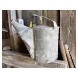 Galvanzied watering can