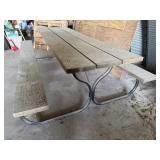 8' wooden picnic table