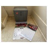 Military dry box, calendars