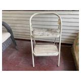 Folding step stool