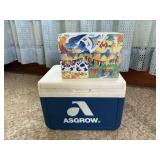 NOS recipe box, Asgrow lunch cooler