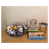 Canning supplies, ACME canning jar, lids, rings,