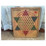 Wooden Chinese checker game board