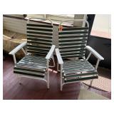 Folding lawn chairs (2)