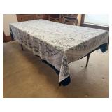 Lace, green tablecloths (3)