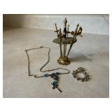 Miniature swords, medallion