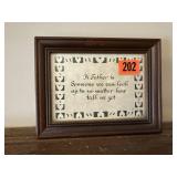 Fatherhood wall decor