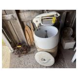 Vintage wringer washing machine