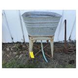 Single washtub stand