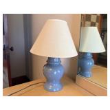 Blue table lamp