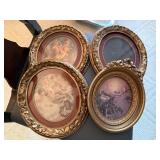 Vintage pictures, frames (4)