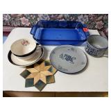 Anchor Hocking baking dish, Home Sweet Home dishes