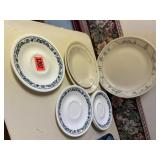 Mixed lot of Corelle plates, saucers