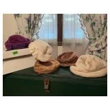Fur, winter hats
