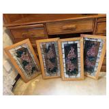 Grape vine stained glass windows (4)