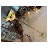 Stained glass floor lamp