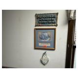 Religious wall decor, 3 piece lot