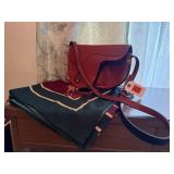 Ralph Lauren scarf, leather purse