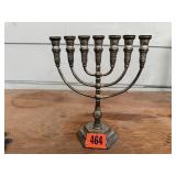 Brass menorah