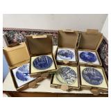 Norwegian wildlife collector plates