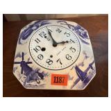 Dutch battery operated wall clock