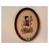Hummel stitchery Farmboy needlepoint crewel